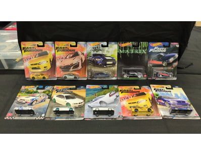 10X ASSORTED HOT WHEELS PREMIUM CARS INCLUDING CUS...
