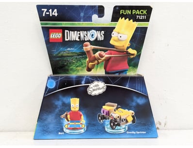LEGO Dimensions Fun Pack 71211 featuring Bart Simp...