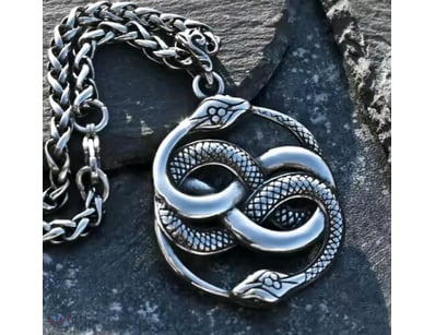 SILVER COLOR SNAKE PENDANT WITH CHAIN        

Con...