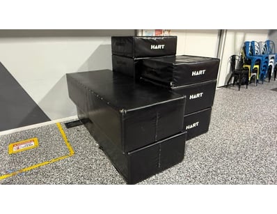 <b>HART Branded Padded Foam Blocks – Black – Comme...