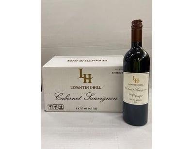 6 BOTTLES OF LEVANTINE HILL CABERNET SAUVIGNON. YA...