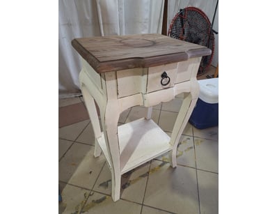 Side Table, Timber Style, Natural Finish 

Dimen...
