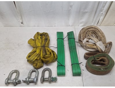Lifting Straps And D-Shackles, Various Lengths And...