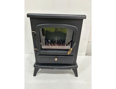 Portable electric fireplace 
Working condition: U...