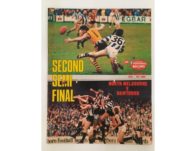 AUSTRALIAN FOOTBALL RECORD - SECOND SEMI-FINAL 197...