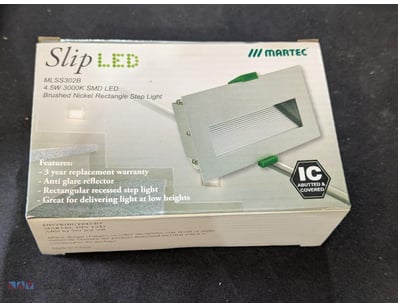 RRP $599.40 BULK LOT - QTY 12 Martec Slip Led rect...