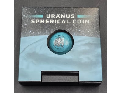 BARBADOS URANUS SPHERICAL COIN 2023

A Remarkabl...