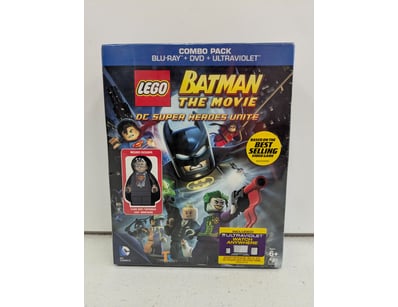 Lego Blu-ray DVD Batman The movie. Includes Exclus...