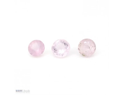 6.92CT TSW X 3, NATURAL MORGANITES     

Round Cut...