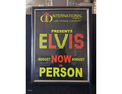 VINTAGE INTERNATIONAL HOTEL LAS VEGAS ELVIS PROMOT...