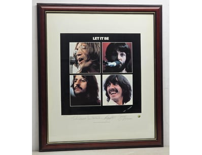 THE BEATLES "LET IT BE" LIMITED EDITION LITHOGRAPH...