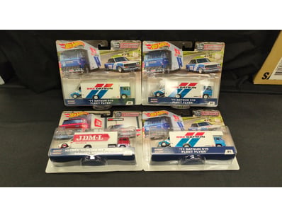 4X HOT WHEELS PREMIUM CAR CULTURE REAL RIDERS PACK...