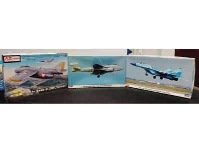 LOT OF THREE UNASSEMBLED AIRCRAFT MODEL KITS



Co...