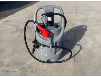 Unused 75L Portable Fuel Tank with 12V DC Pump,, M...