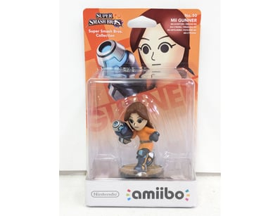 Super Smash Bros. Collection Mii Gunner Amiibo fig...