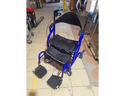 4-Wheel Walker, Black & Blue Finish

Dimensions H:...