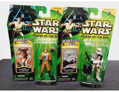 STAR WARS POWER OF THE JEDI ACTION FIGURE COLLECTI...