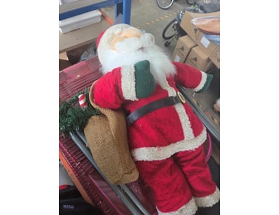 Miscellaneous, Including Santa Decor, Christmas Tr...