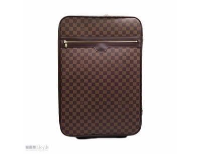 LOUIS VUITTON DAMIER EBENE CANVAS PEGASE 55 SUITCA...