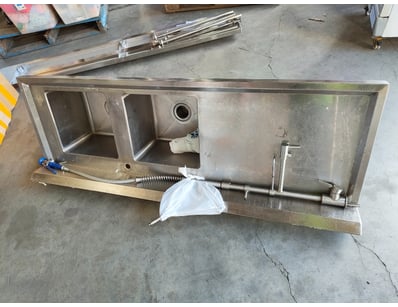Stainless Steel Bench with Sink

