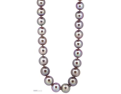 14CT ROSE GOLD, PINK CULTURED PEARL AND DIAMOND, S...