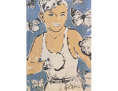 DAVID BROMLEY (1960 - )

Signed, Screenprint On Ca...
