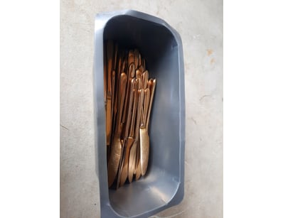 Container of bronze knives.

Quantity unknown.
...
