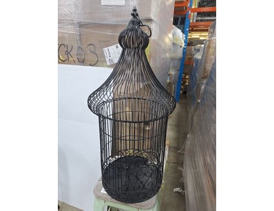 Decorative Cage, Black Finish

Dimensions H:80cm W...