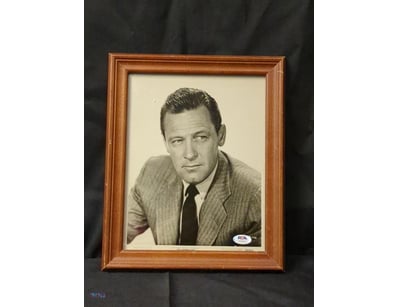 THIS IMAGE FEATURES AN AUTOGRAPHED PHOTO OF AMERIC...