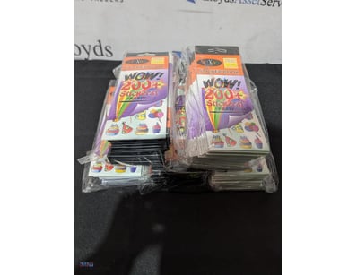 Lot of Five bundles of Stixon sticker books featur...