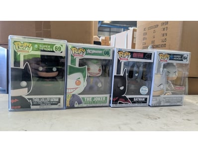 FUNKO POP! DC HEROES BATMAN COLLECTION - FOUR VINY...