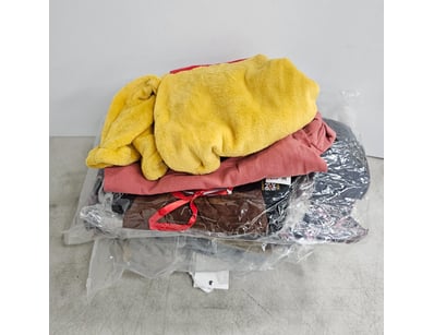 Assorted clothing, sizes unknown

Sold as lot

