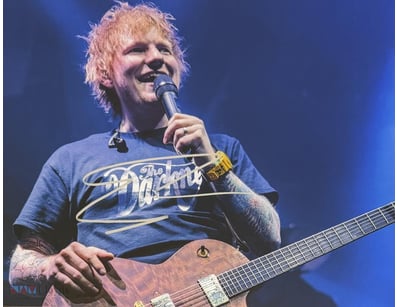 ED SHEERAN SIGNED CONCERT PHOTO

Ed Sheeran Person...
