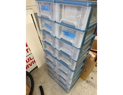 Comprehensive scuba diving equipment storage syste...