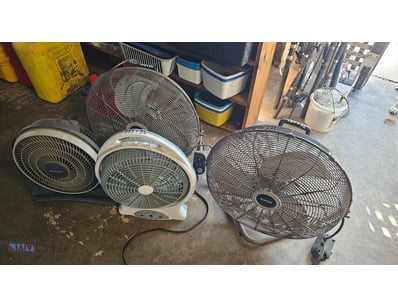 Assorted Fans, SOLD AS LOT

Onsite

Location: Bu...