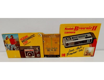 VINTAGE KODAK CAMERA COLLECTION - INSTAMATIC, BROW...