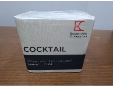 Bulk Lot Of Essentials Collection 2-ply white cock...