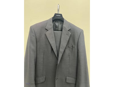 VARCE ITALIA 2 PIECE POLY WOOL MEN SUIT REGULAR FI...