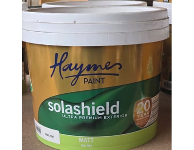 Haymes paint, solashield ultra premium exterior, m...