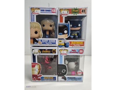 FUNKO POP VINYL FIGURE COLLECTION - FOUR BOX SET (...