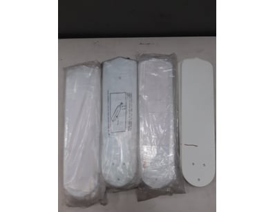 Assorted white ceiling fan blades

SOLD AS LOT

