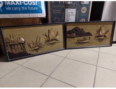 Paintings, Timber Framed, Nautical Themed

Dimen...