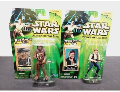 STAR WARS POWER OF THE JEDI JEDI FORCE FILE ACTION...