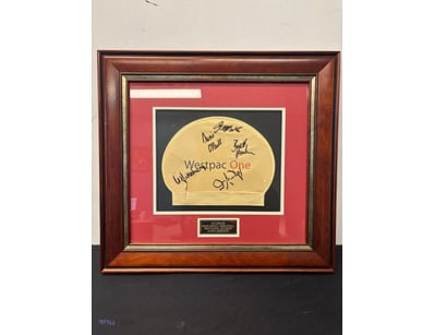 SIGNED WESTPAC ONE SWIMMING CAP - OLYMPIANS GRANT ...