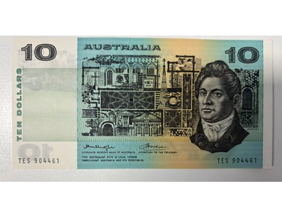 AUSTRALIAN $10 NOTE, R306A (AUNC)

CV: $160

C...
