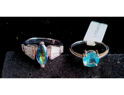 2 X SILVER RINGS SIZE 10        

Condition: Goo...