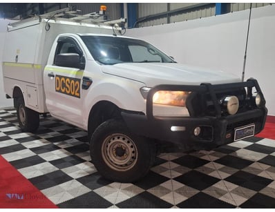 <b>2017 Ford Ranger Single Cab Chassis - White - 2...