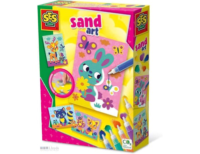 RRP $15.95 Coloured Sand Art - Forest Animals 

Fo...