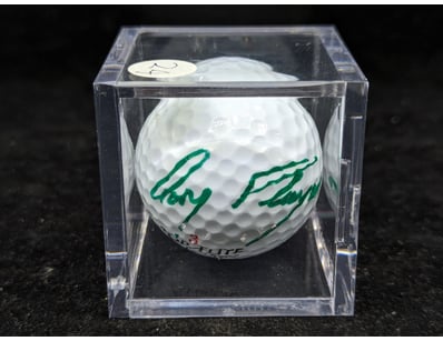 GARY PLAYER SIGNED GOLF BALL

Condition: Good - ...