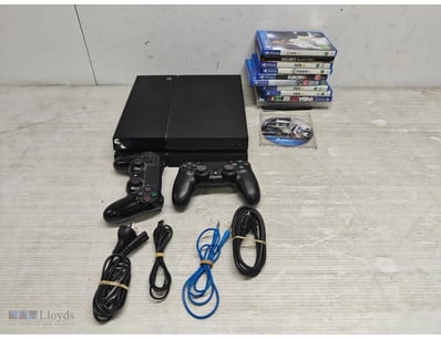 PlayStation 4, console and assorted games 

May ...